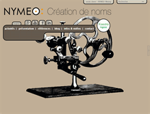Tablet Screenshot of nymeo.com